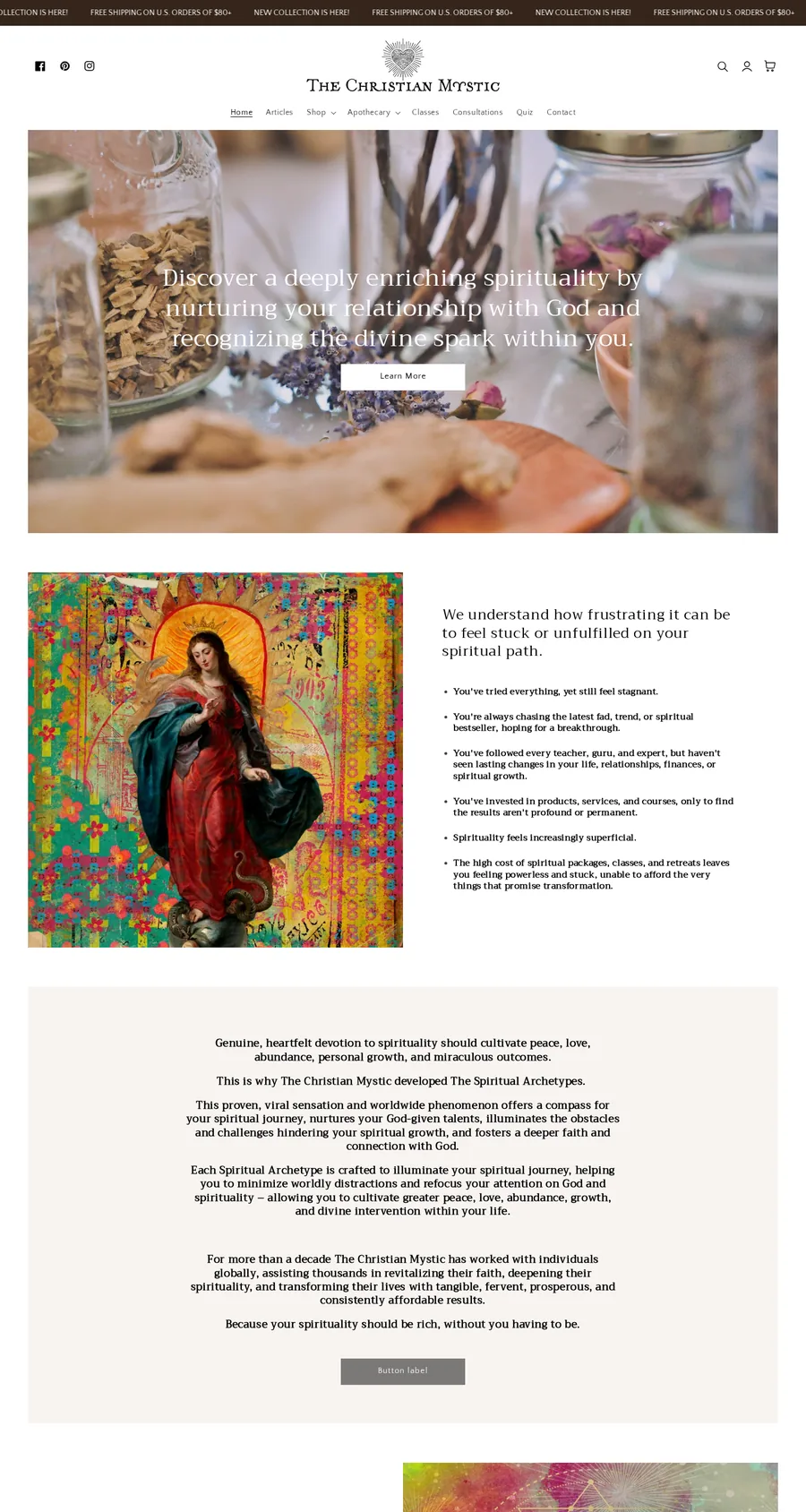 The Christian Mystic homepage