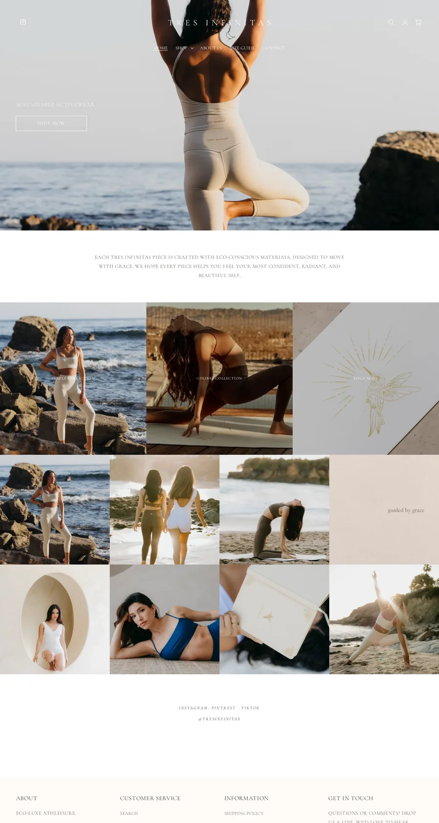 Tres Infinitas homepage